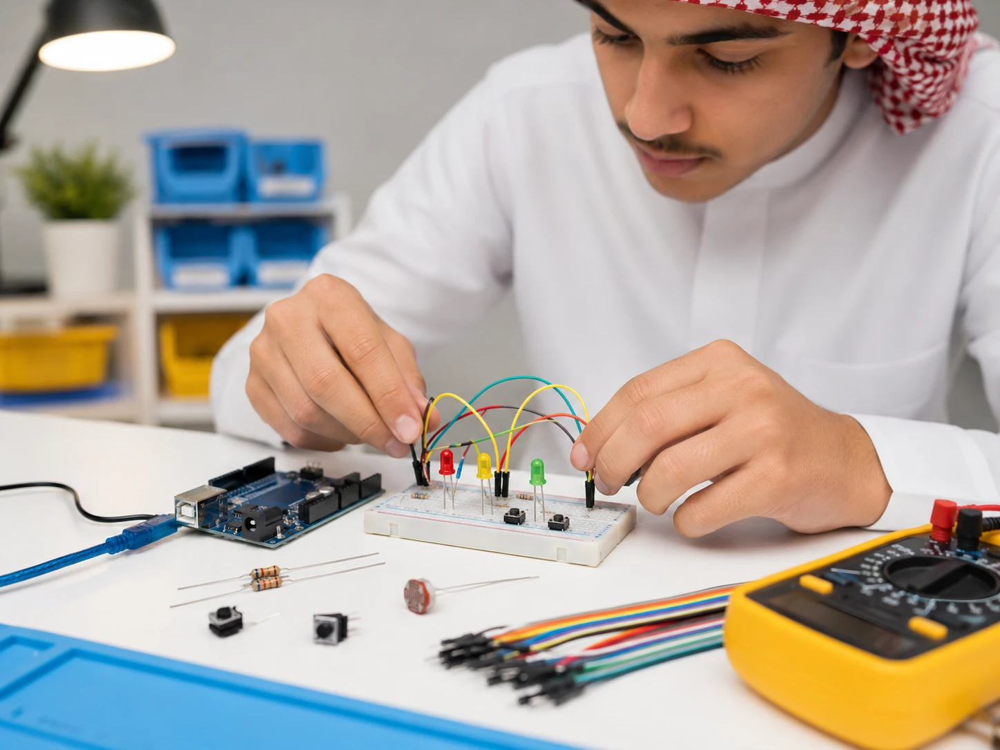 أساسيات الإلكترونيات والأردوينو - من الصفر إلى مشروعك الأول